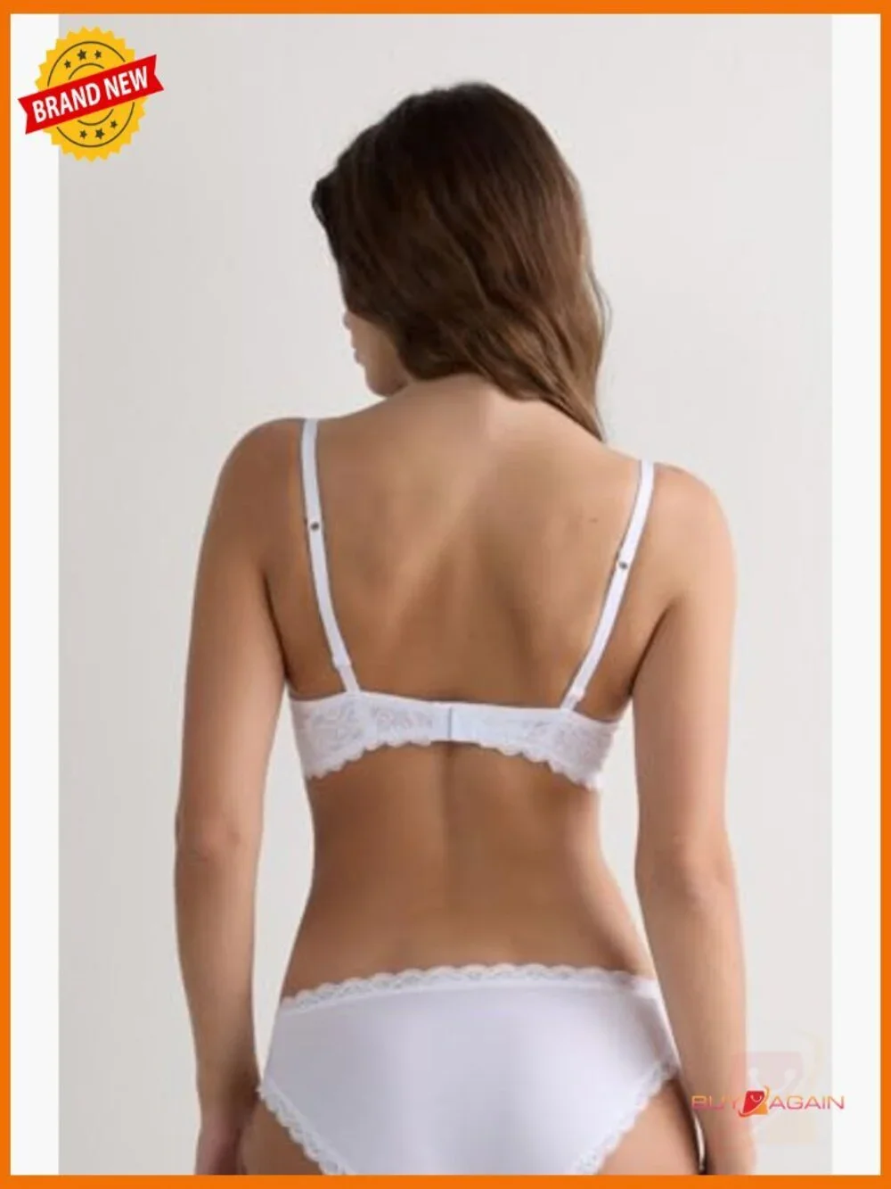 Balconette Bra, Soft Stretch Lace, Lightly Padded Cups, High Support